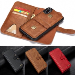 Multi-sltots Pu Leather Iphone X/7/7 Plus/8/8 Plus Etui Na Telefon Z Miejscem Na Karty Portfel