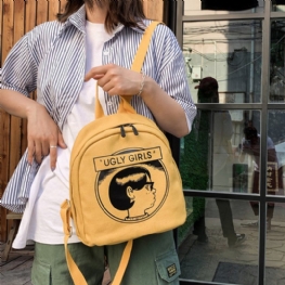 Nowa Płócienna Torba Na Ramię Ins Vintage Sense Girl Bag College Wind Campus Student Mały Plecak