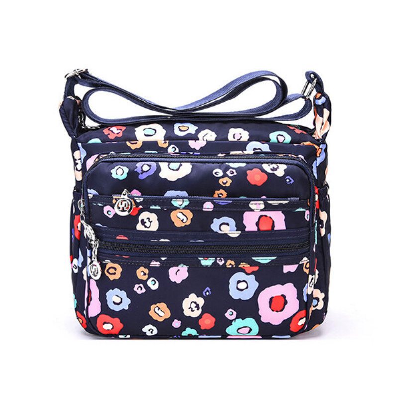 Nylon Print Casual Multi-slots Torby Na Ramię Crossbody Dla Kobiet