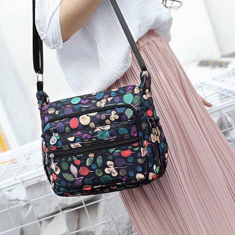 Nylon Print Casual Multi-slots Torby Na Ramię Crossbody Dla Kobiet