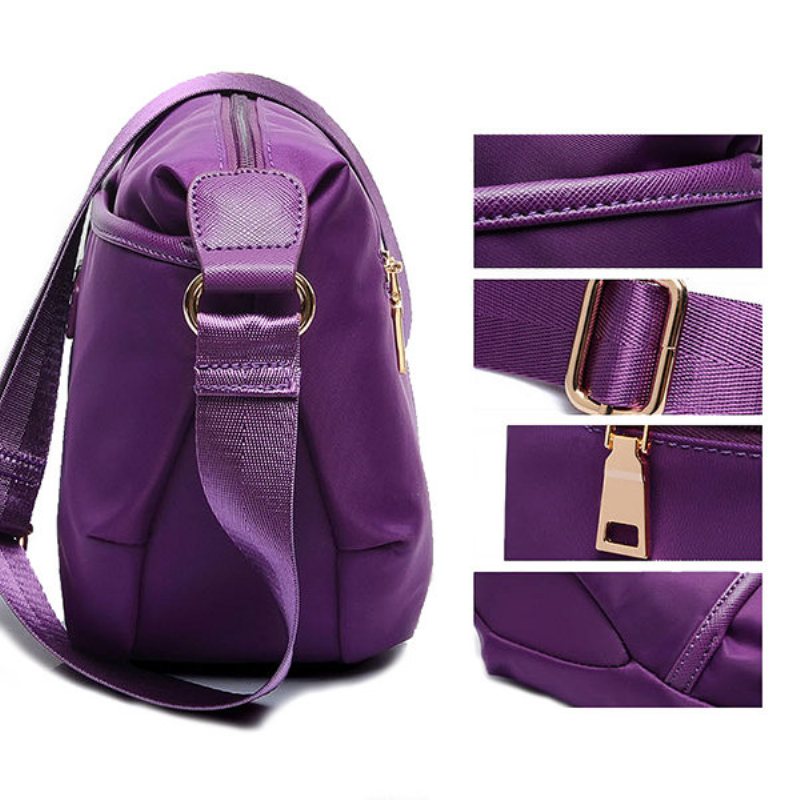 Nylonowa Torba Typu Bucket Lekka Wodoodporna Na Ramię Crossbody