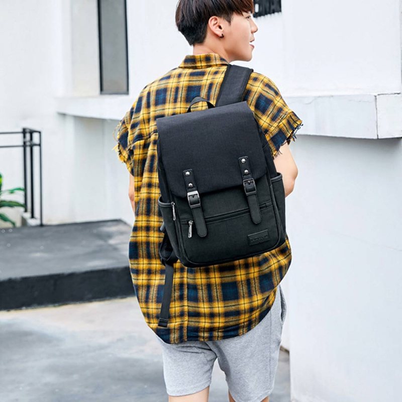 Oxford Cloth Casual Student Backpack Fashion Minimalistyczna Torba Na Ramię Na Laptopa Podróżna