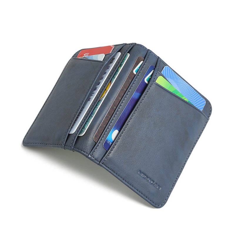 Portfel Męski Prawdziwa Skóra Bydlęca Dodatkowa Pojemność Bifold Portfele Slim Top Flip Money Clip Prezenty Dla Mężczyzn