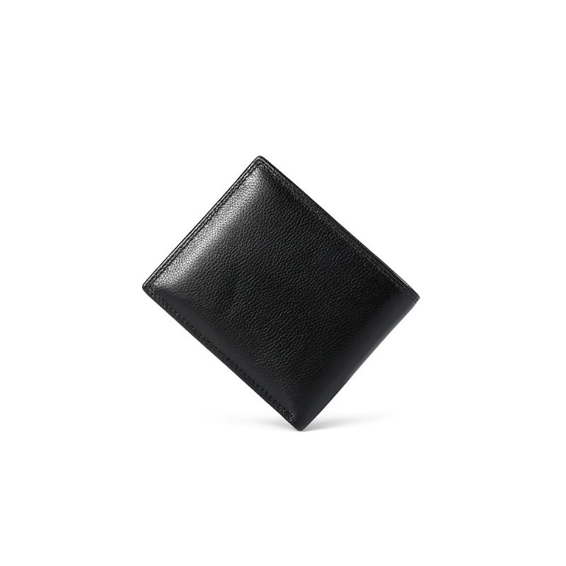 Portfel Męski Tucano Miękki Biznesowy Z Prawdziwej Skóry Slim Bifold Top Flip Money Clip Prezenty Dla Mężczyzn