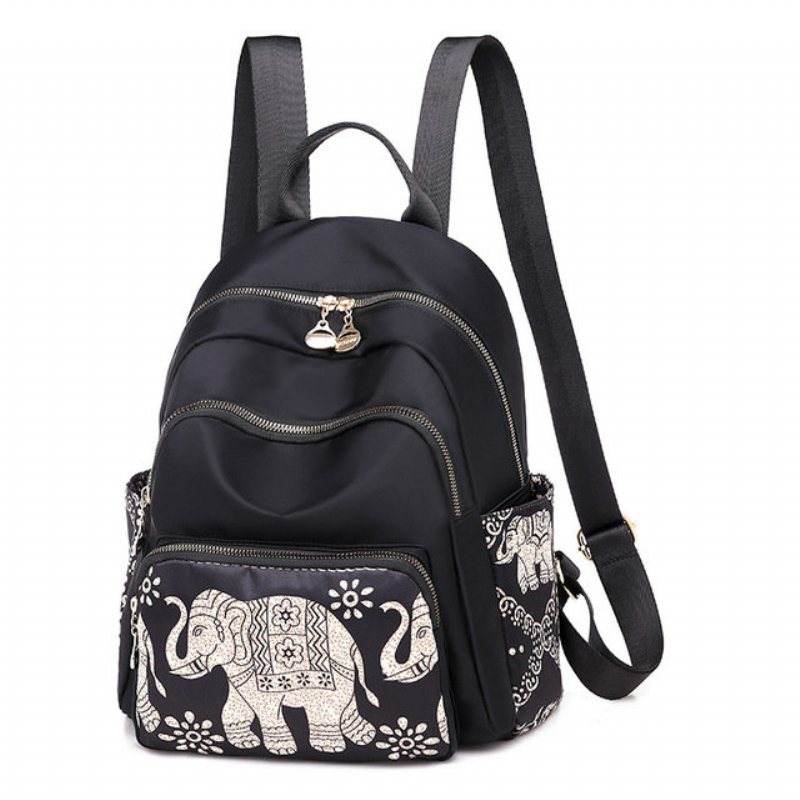 Prosty I Stylowy Plecak O Dużej Pojemności Girl Casual Light Oxford Cloth Bag Trend Wild Shopping Backpack