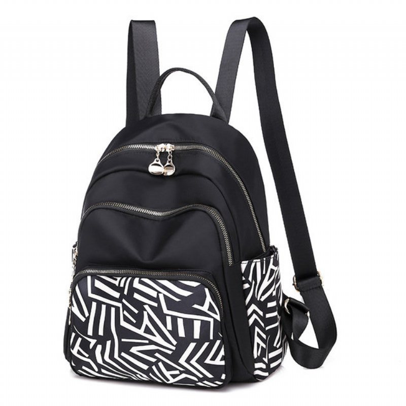 Prosty I Stylowy Plecak O Dużej Pojemności Girl Casual Light Oxford Cloth Bag Trend Wild Shopping Backpack