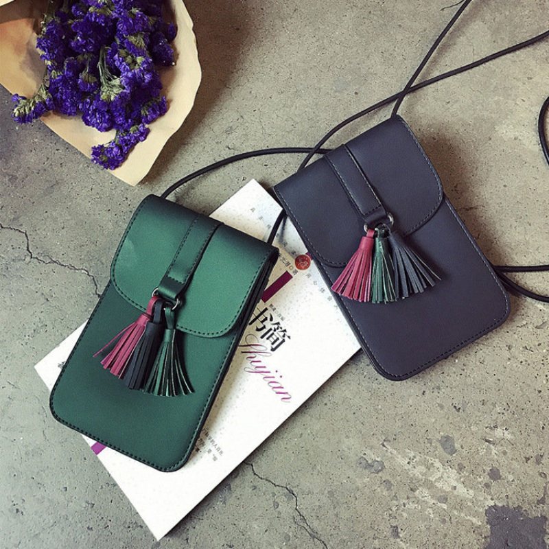 Tassel Stylowa 5.5-calowa Torba Na Telefon Na Ramię Torebka Crossbody