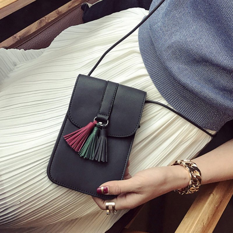 Tassel Stylowa 5.5-calowa Torba Na Telefon Na Ramię Torebka Crossbody