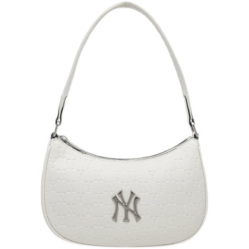 Torba Pod Pachami Mlb Summer High-end Feeling Niche White Crescent Bag Torebka Na Ramię Mała