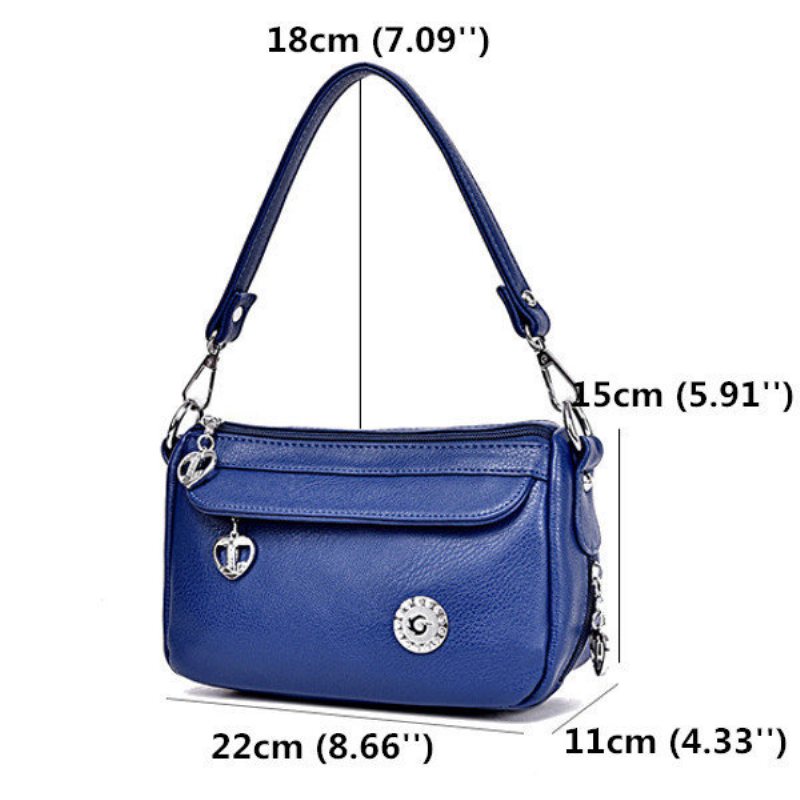 Torebka Damska Torba Na Zamek Błyskawiczny W Kształcie Serca Satchel Sling Bag