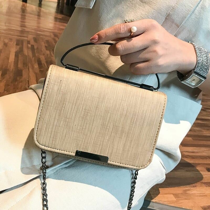 Torebka Damska Vintage Pu Leather Crossbody