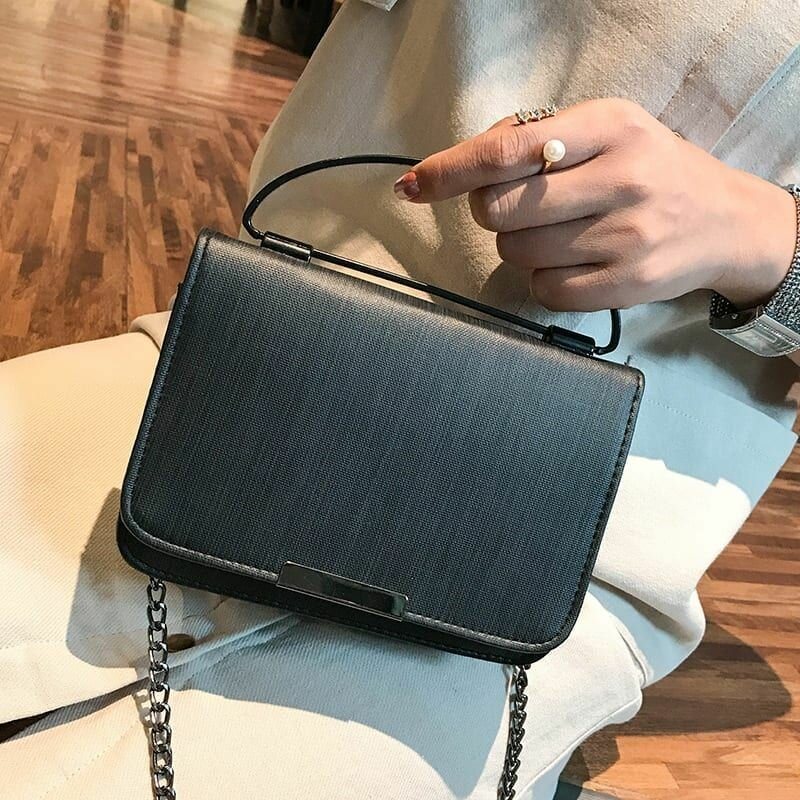 Torebka Damska Vintage Pu Leather Crossbody