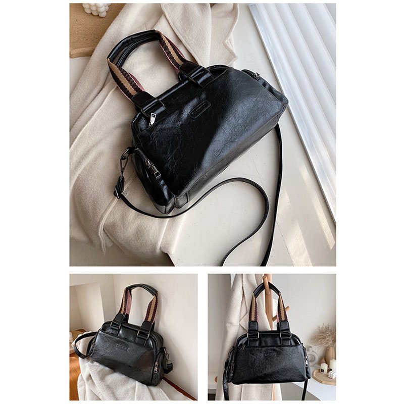 Torebka Damska Vintage Pu Skórzana Na Ramię Torba Crossbody