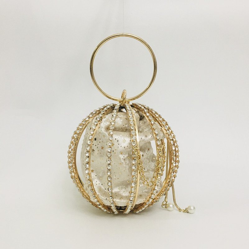 Torebka Wieczorowa Hollow Diamond Ball Bag