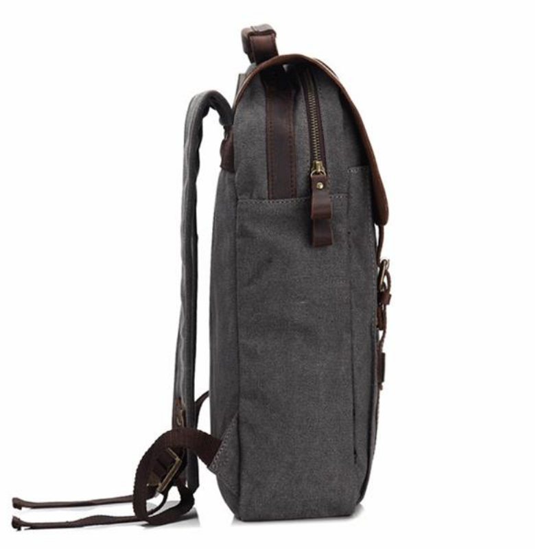 Vintage Canvas 15-calowa Torba Na Laptopa Commuter Bag Plecak Dla Mężczyzn I Kobiet