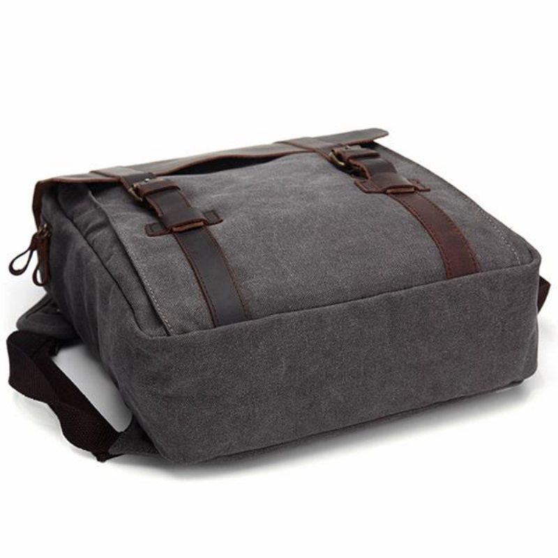 Vintage Canvas 15-calowa Torba Na Laptopa Commuter Bag Plecak Dla Mężczyzn I Kobiet