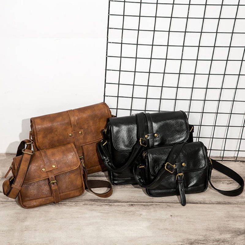 Vintage Casual Torba Na Ramię Crossbody Dla Mężczyzn