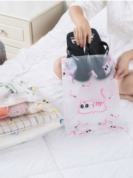 Cute Cat Travel Wodoodporna Torba Do Przechowywania Garnitur Odzież Bielizna Buty Wash Makeup Sub Pack Podróżna Do