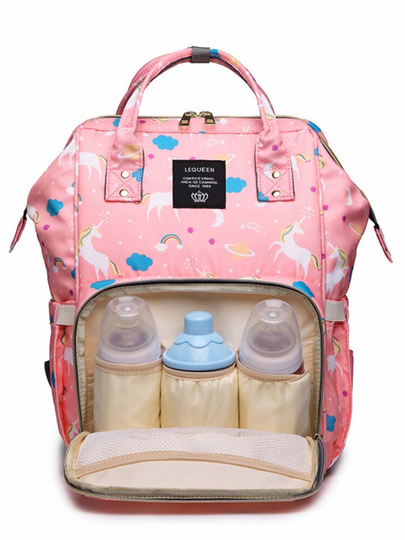 Jednorożec Torba Mumia Plecak Duża Pojemność Fashion Baby Bag Out Bag