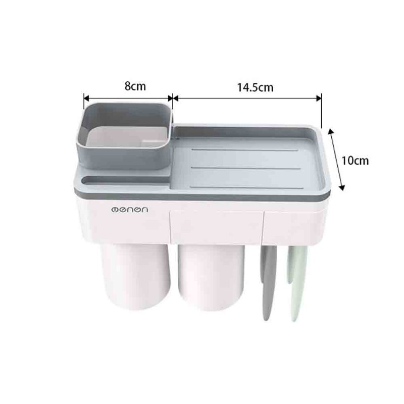 Kreatywny Zestaw Kubków Na Szczoteczki Do Zębów Magnetycznych Stojaków Na Kubki Z Odwróconą Konstrukcją Do Nalewania Wody
