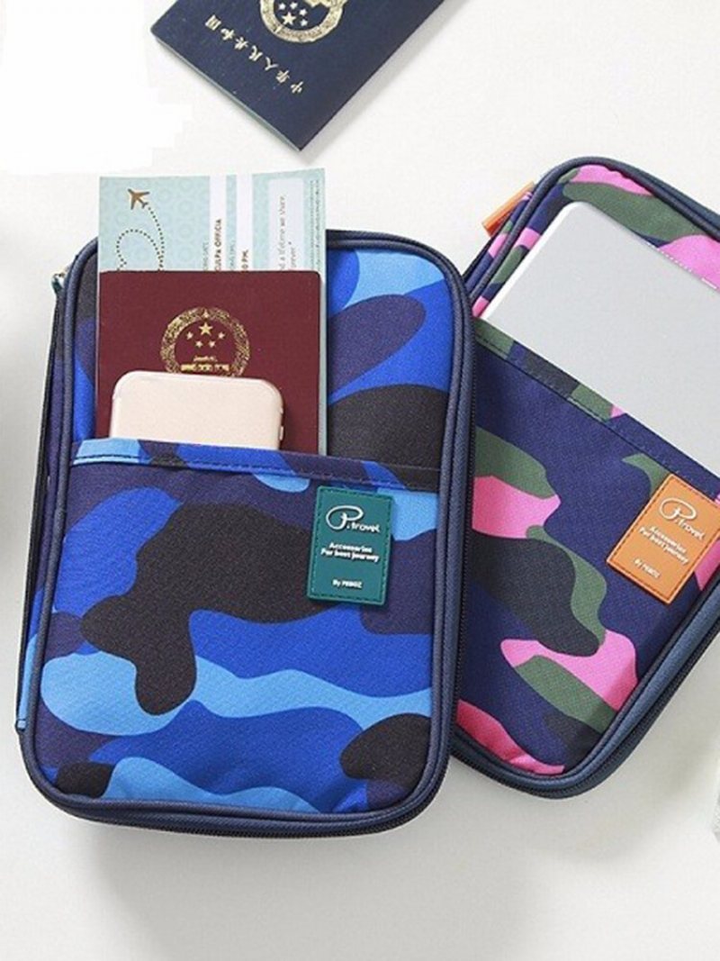 Multifuntional Camouflage Card Torebka Torba Do Przechowywania Paszport Ipad Holder