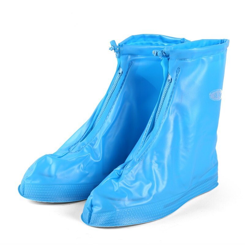 Wodoodporne Ochraniacze Na Buty Osłona Buta Unisex Zipper Rain Shoe Covers Antypoślizgowe Kalosze