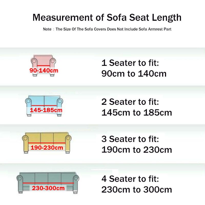1/2/3/4-osobowa Elastyczna Narzuta Na Sofę All-inclusive Rozciągliwa Obcisła Na Łóżko