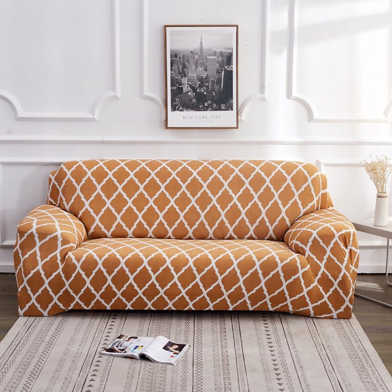 1/2/3/4-osobowa Elastyczna Narzuta Na Sofę Narzuty Settee Stretch Floral Couch Protector Pokrowce Na Krzesła