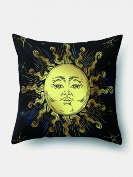 1 Pc Sun Moon Mandala Wzór Poszewki Na Poduszkę Rzuć Poszewka Na Home Decoration Planety Na