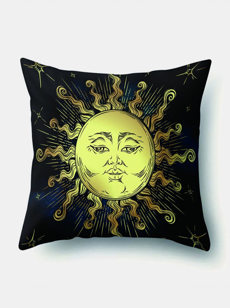 1 Pc Sun Moon Mandala Wzór Poszewki Na Poduszkę Rzuć Poszewka Na Home Decoration Planety Na