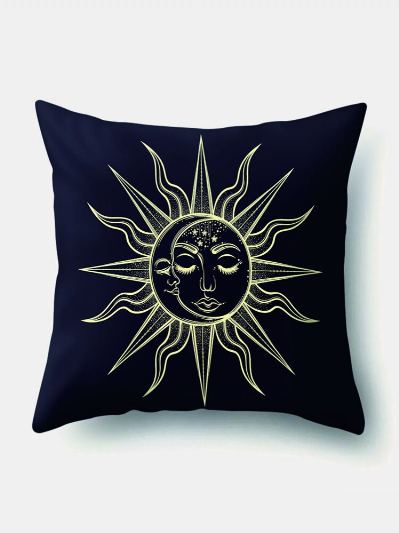 1 Pc Sun Moon Mandala Wzór Poszewki Na Poduszkę Rzuć Poszewka Na Home Decoration Planety Na