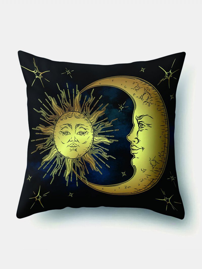 1 Pc Sun Moon Mandala Wzór Poszewki Na Poduszkę Rzuć Poszewka Na Home Decoration Planety Na