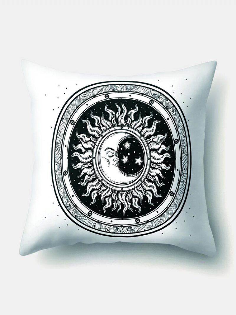 1 Pc Sun Moon Mandala Wzór Poszewki Na Poduszkę Rzuć Poszewka Na Home Decoration Planety Na