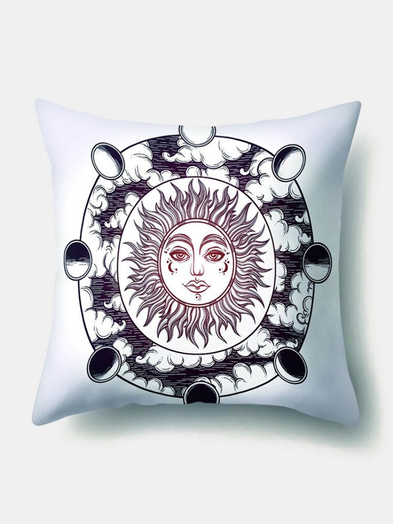 1 Pc Sun Moon Mandala Wzór Poszewki Na Poduszkę Rzuć Poszewka Na Home Decoration Planety Na