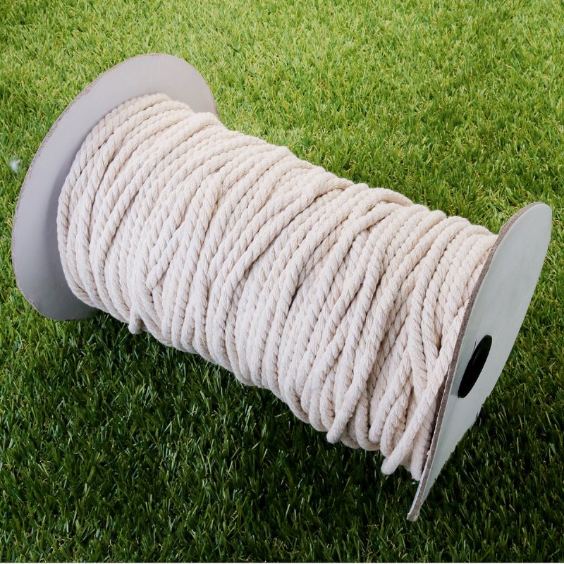 1000g 4-6mm Macrame Cotton Rope Cord Narzędzia Dla Majsterkowiczów Struny Do Home Deco Garden