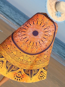 150 cm Mandala Druk Poliester Letni Ręcznik Plażowy Wiszące Dekoracje Gobelin Koc