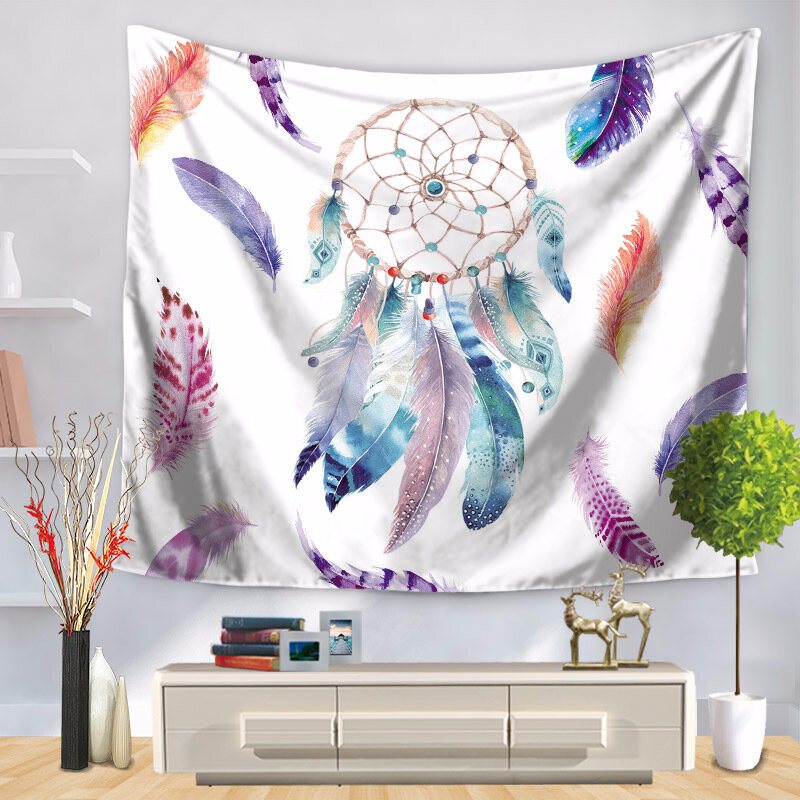 150x130cm Romantyczny Łapacz Snów Wall Hanging Tapestry Beach Yoga Ręcznik Narzuta Decor