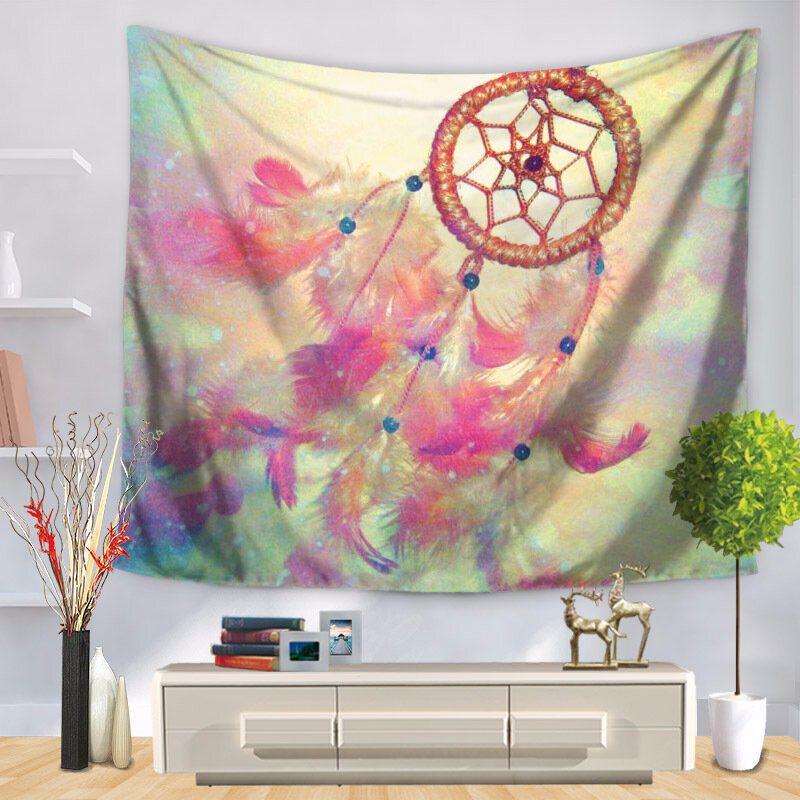 150x130cm Romantyczny Łapacz Snów Wall Hanging Tapestry Beach Yoga Ręcznik Narzuta Decor