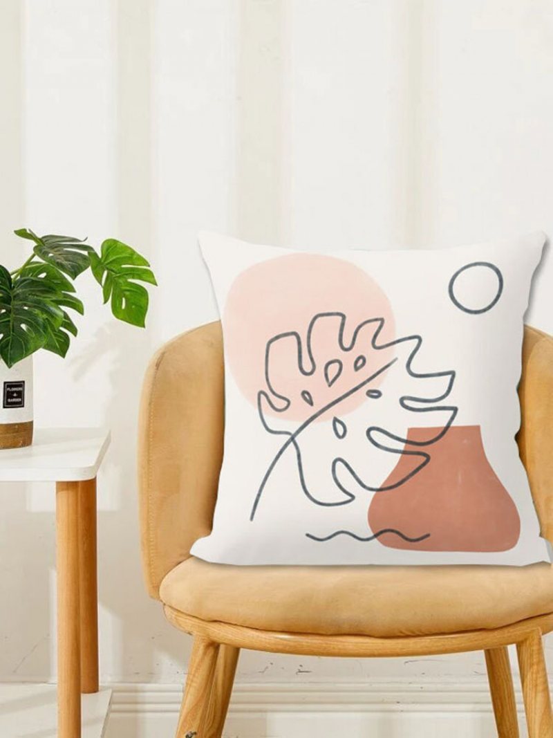 1pc Proste Drukowanie Graffiti Poszewka Na Poduszkę Home Decor Sofa Salon Na Samochodową