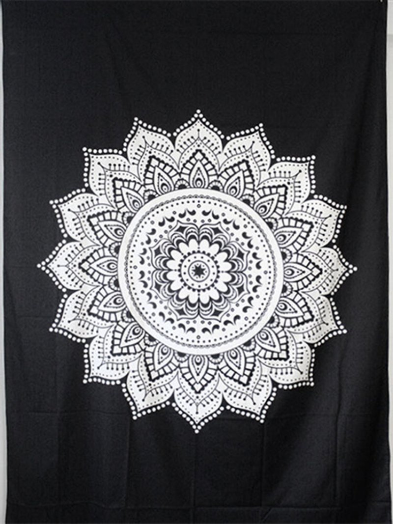 210x148cm Czeski Narzuta Indyjska Etniczna Mandala Ścienna Wisząca Hippie Tapestry Dorm Decor