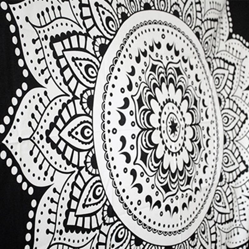 210x148cm Czeski Narzuta Indyjska Etniczna Mandala Ścienna Wisząca Hippie Tapestry Dorm Decor