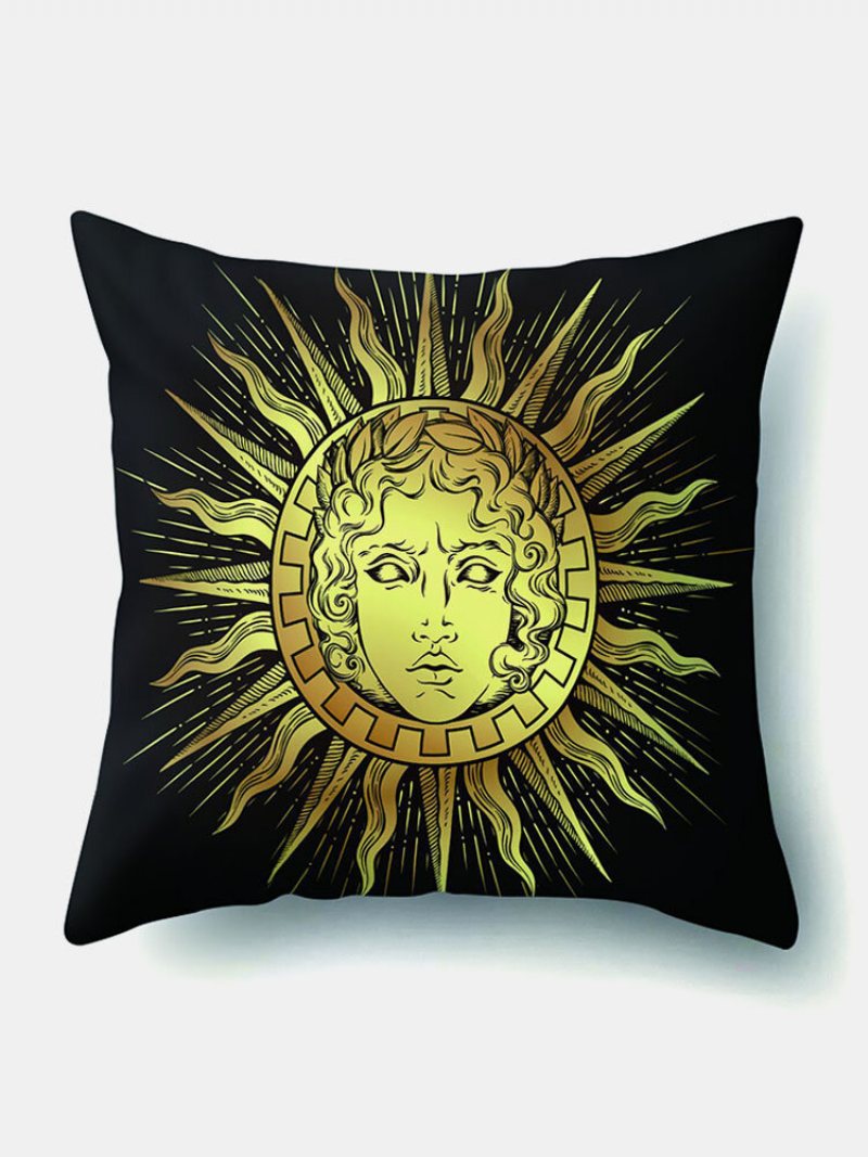 4 Szt. Sun Moon Mandala Wzór Poszewki Na Poduszkę Rzuć Poszewka Na Home Decoration Planety Na