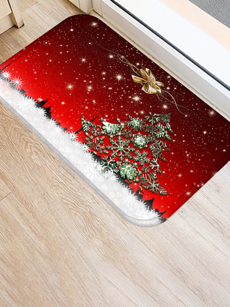 40x60 cm Merry Christmas Pattern Antypoślizgowy Dywan Mata Do Drzwi Wejściowych Łazienkowa Wystrój Podłogi