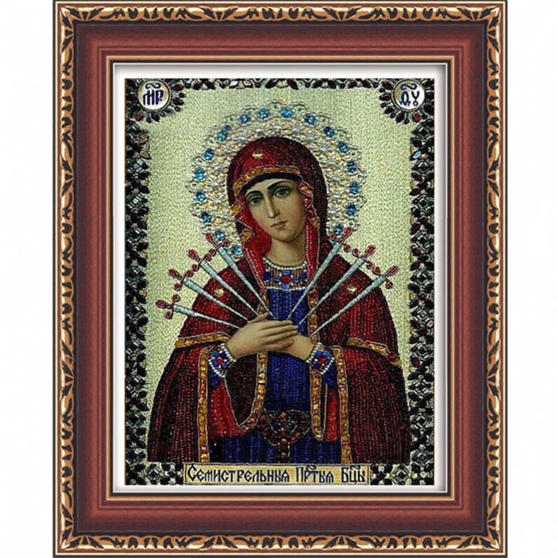 5d Okrągły Diament Malarstwo Diy Cross Stitch Wystrój Domu Haft Religijny Prezent