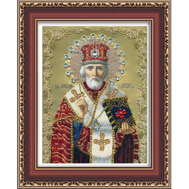 5d Okrągły Diament Malarstwo Diy Cross Stitch Wystrój Domu Haft Religijny Prezent