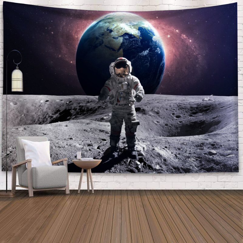 Astronauta Gobelin Wall Art Psychodeliczny Sypialnia Kurtyna Ścienny