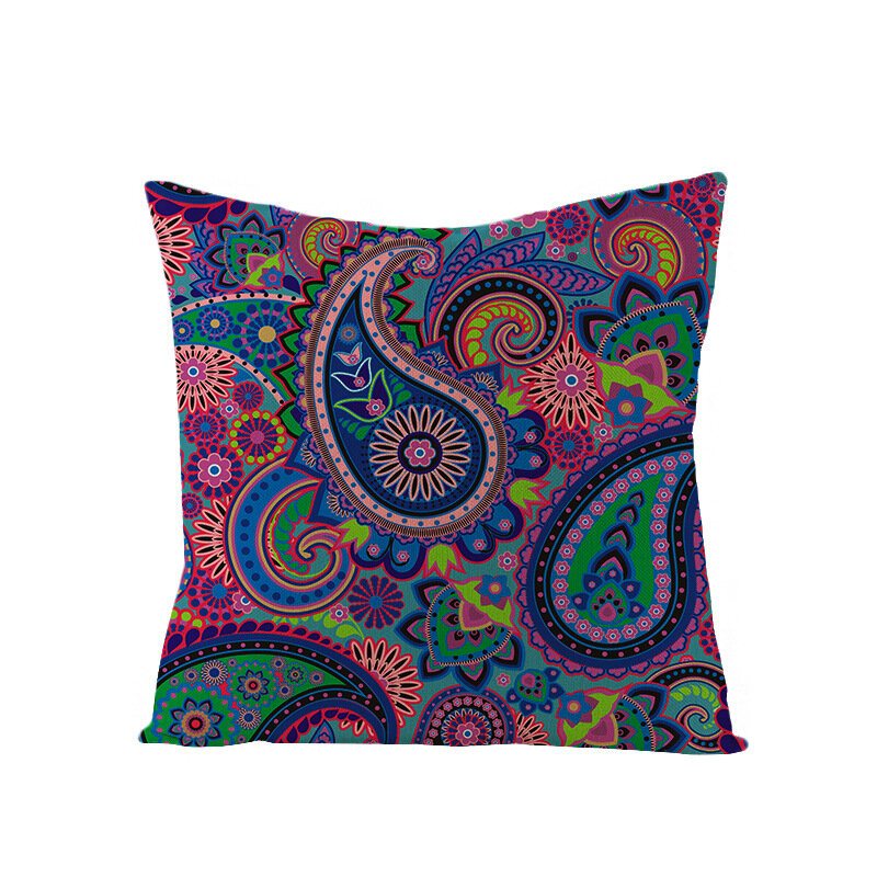 Czeski Mandala Ludowy Styl Geometryczny Pościel Rzuć Poszewki Na Poduszki Home Sofa Art Decor Poszewka Na Poduszkę