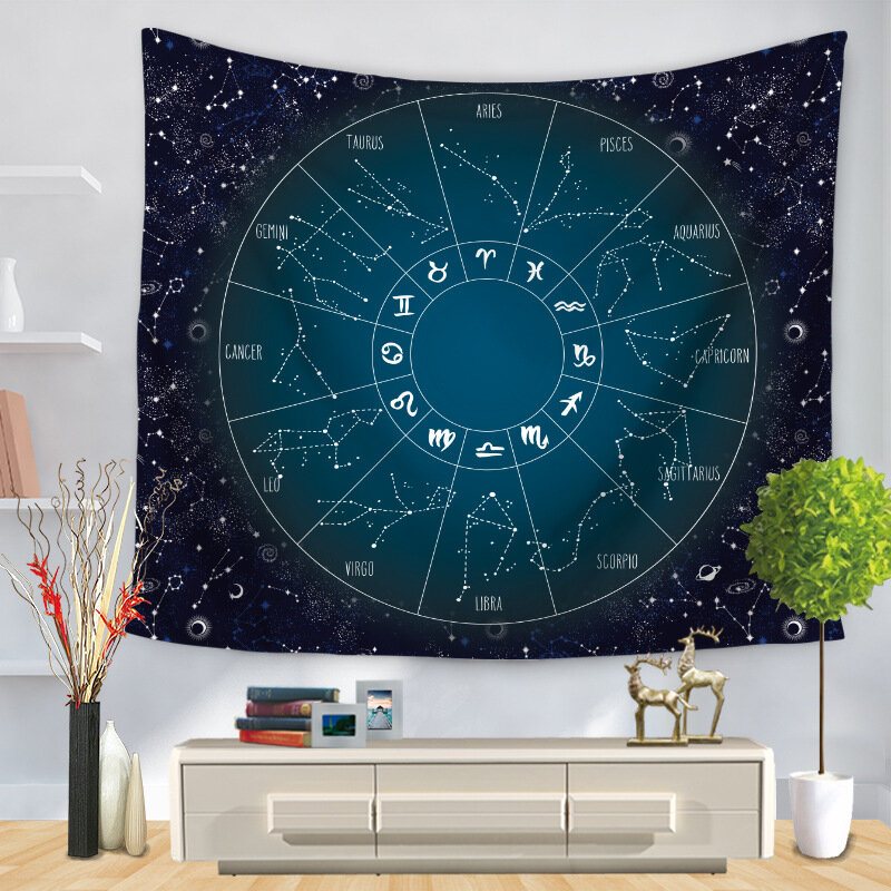 Czeski Mandala Tarot Constellation Wiszące Gobeliny Ścienne Strona Główna Sztuka Do Salonu Decor Ręczniki Plażowe