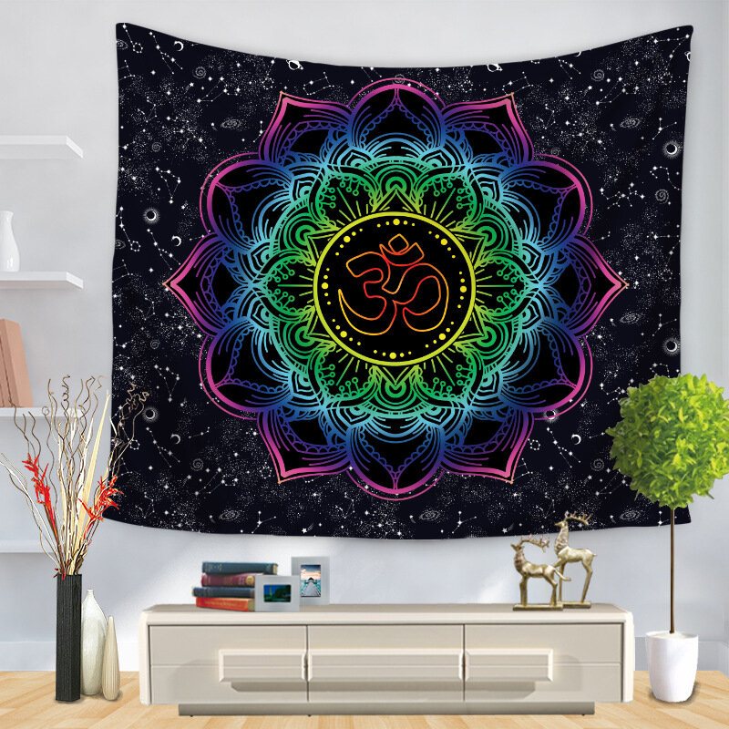 Czeski Mandala Tarot Constellation Wiszące Gobeliny Ścienne Strona Główna Sztuka Do Salonu Decor Ręczniki Plażowe