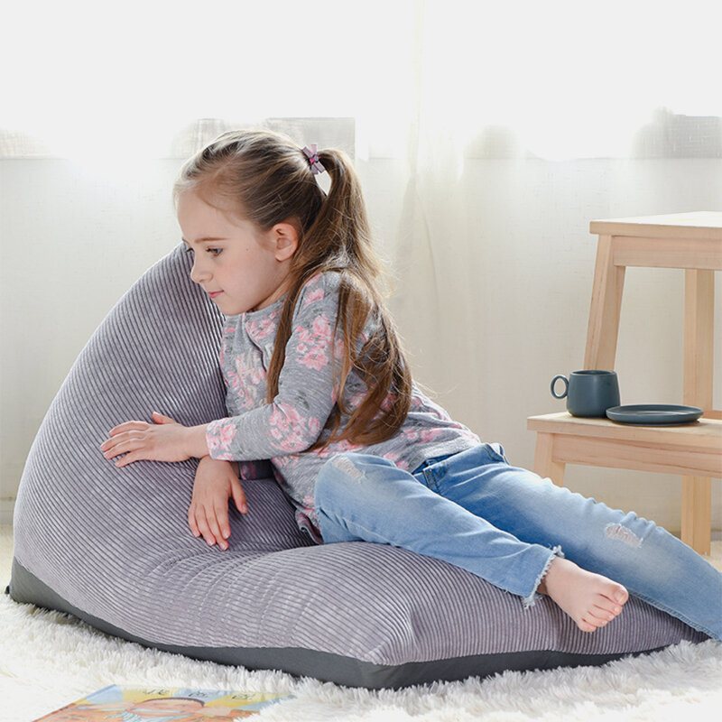 Dziecięca Dmuchana Sofa Beanbag Sypialnia Salon Wykusz Zdejmowane Pojedyncze Krzesło Epp